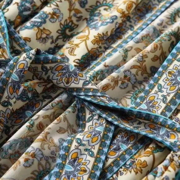 Heather Whispy Print Kimono - Picture 6 of 8